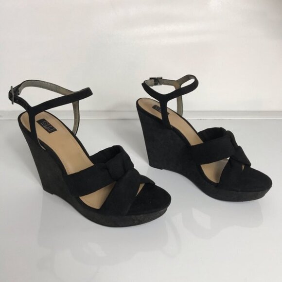G.I.L.I. Shoes - MGili Knotted Kahlie Front Wedge Ankle Strap